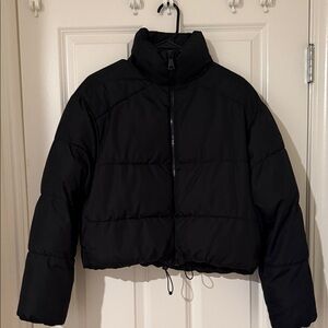 Zara Black Puffer Jacket - XS